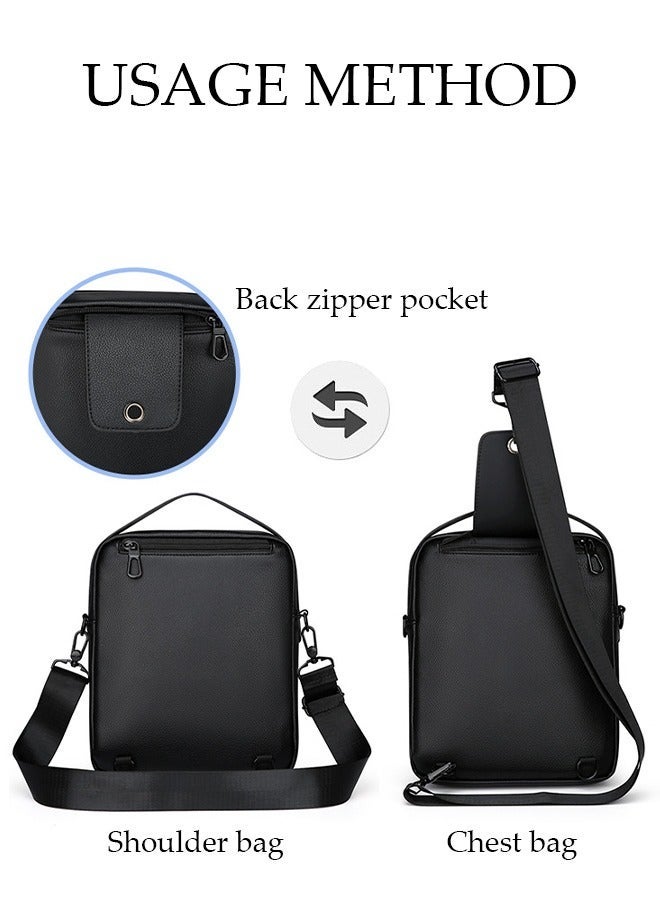 DUNISO Waterproof Crossbody Backpack Sling Bag for Men Hiking Daypack Multipurpose Lightweight Shoulder Chest Hand Bag - Image 4