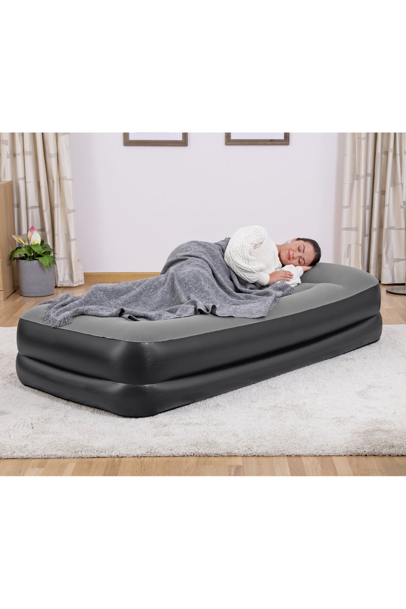 Bestway Bestway Airbed Twin Size Built-In AC Pump 191x97x46cm | Air Mattress | Inflatable Mattress | Air Bed For Indoor and Outdoor Camping - Image 3