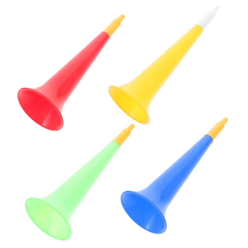 4 Pack Portable Football Cheering Trumpets Noise Maker Toy For Sports Events Party - Image 2