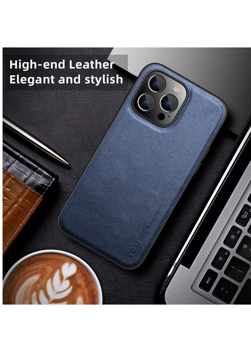 XiuWoo Compatible with iPhone 14 Pro max Case Premium PU Leather Slim Protective Business - Image 3