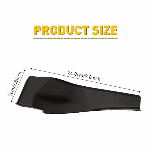 YUNHECAM Front Windshield Wiper Side Cowl Extension Fender Cover Trim Compatible with 2013 2014 2015 2016 Nissan Altima Pair Left Right Black Durable Plastic Panel Caps 2PCS - Image 5