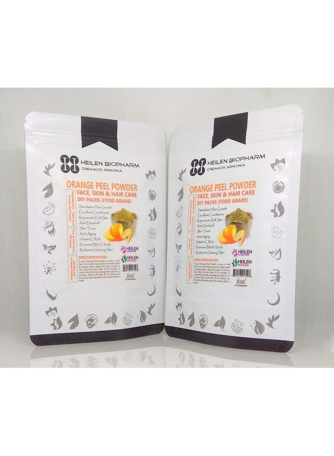 Heilen Biopharm Heilen Biopharm Orange Peel Powder - 100 g Pack of 1, For Radiant Skin & Body Nourishment  - Image 3