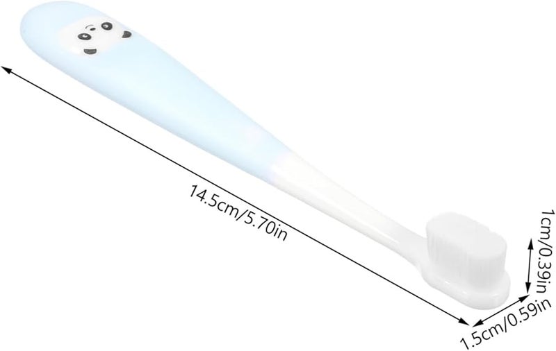 Panda Design Manual Toothbrush For Kids With Soft Bristles And Storage Bucket - Image 3