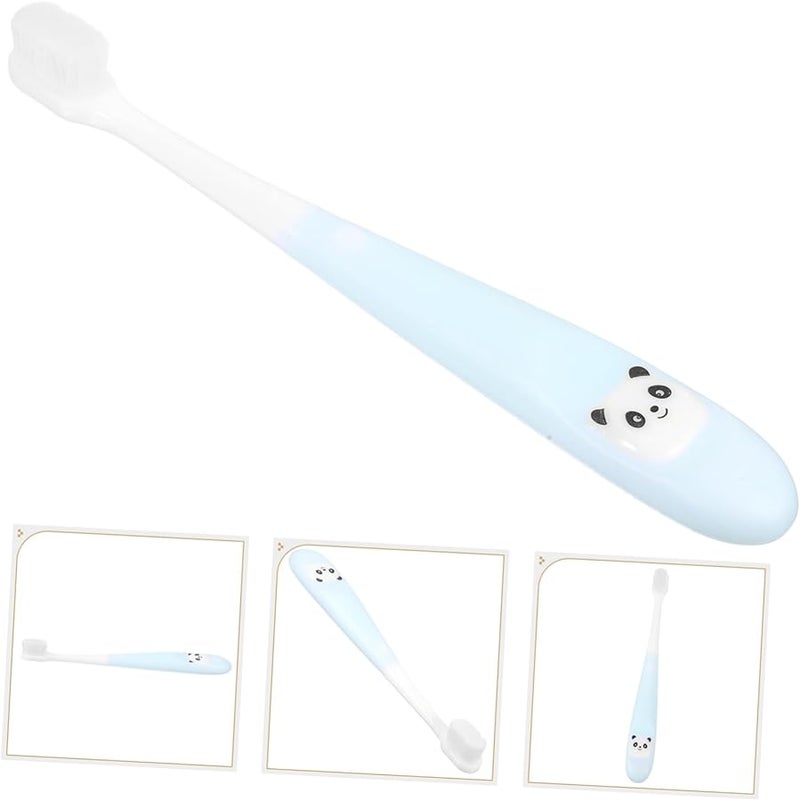 Panda Design Manual Toothbrush For Kids With Soft Bristles And Storage Bucket - Image 4