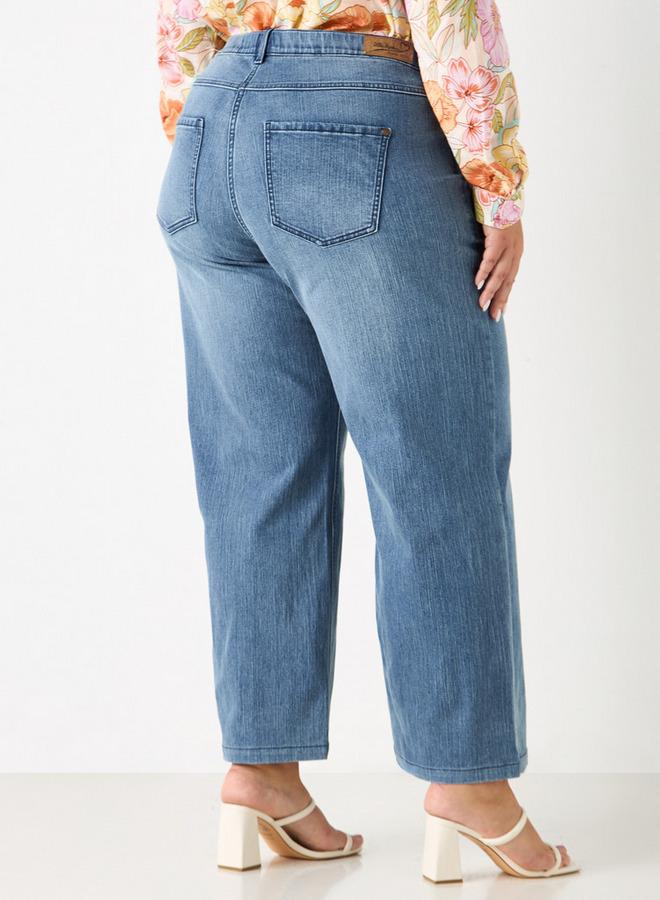  أولا بوبكن بنطلون مقاس كبير بقصّة عادية وجيوب من أولا بوبكن - Image 3