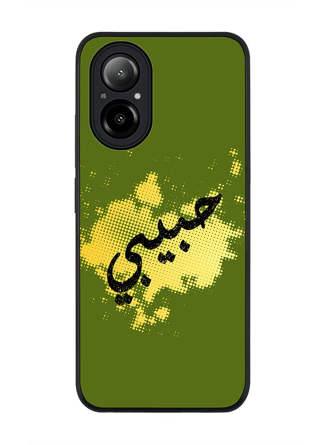 Stylizedd Rugged Black Edge Case for Realme C67 4G, Slim fit Soft Case Flexible Rubber Edges Anti Drop TPU Gel Thin Cover -  Habeebi - Image 1