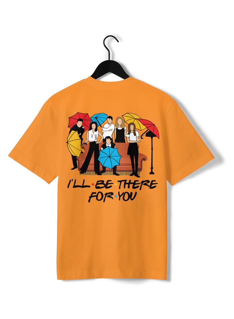 T-Shirt Friends Umbrella with couch Oversize Unisex