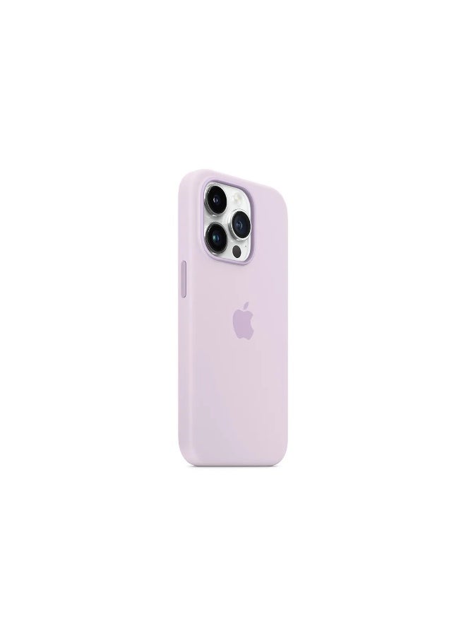 فريق ديلوكس غلاف سيليكون آيفون 14 برو ماكس مع MagSafe (Lilac) - Image 2
