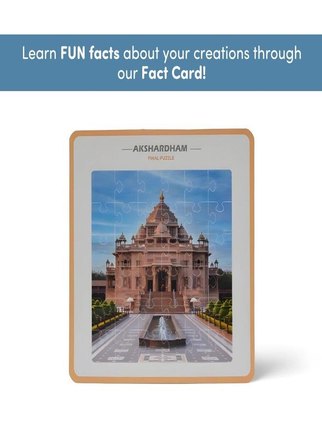 Mittimate Akshardham Mandir Jigsaw Puzzle Game for Kids Age 4 to 6 Old I 36 Pieces Puzzle Toy I Birthday Gift for Children - Image 3