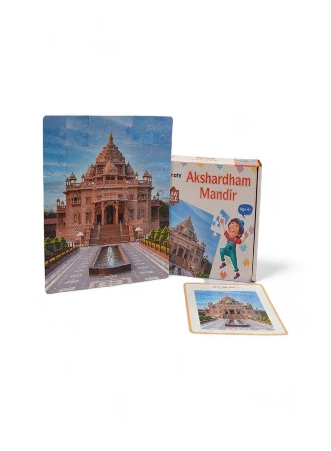 Mittimate Akshardham Mandir Jigsaw Puzzle Game for Kids Age 4 to 6 Old I 36 Pieces Puzzle Toy I Birthday Gift for Children - Image 1