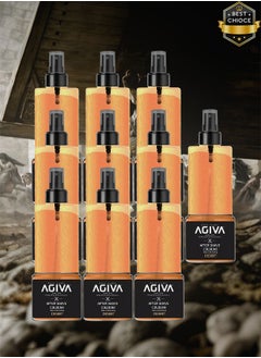 Agiva 10 Pieces Agiva After Shave Cologne Spray Desert 400ml  - Image 1