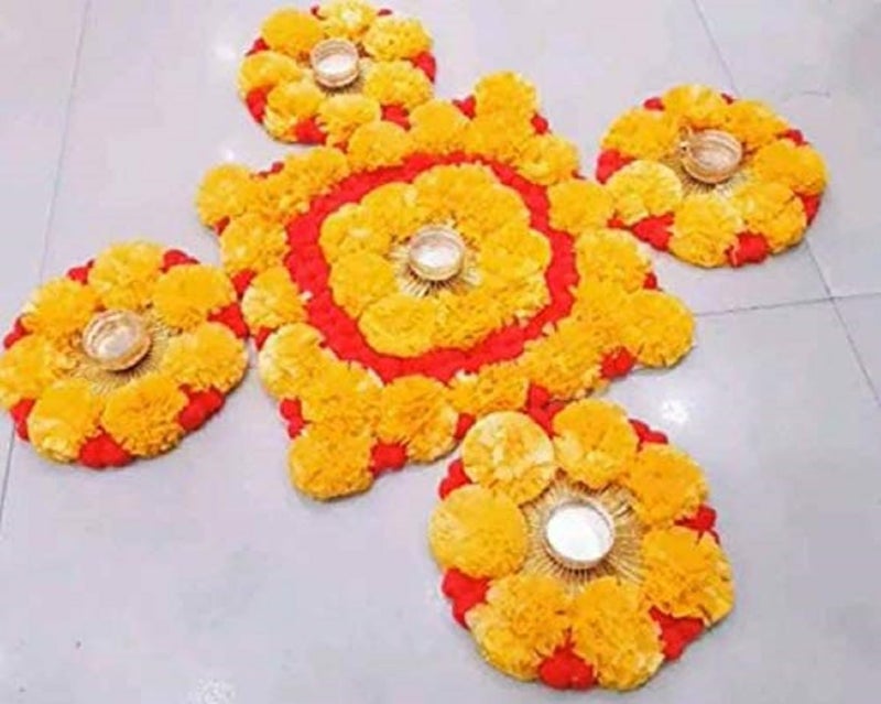 Sanvatsar Home Decorative Diya Set - Corporate & Diwali Gift, Deepak, Candles - New Year & Christmas Gifts - Home Decoration Light Set of 5 - Image 1