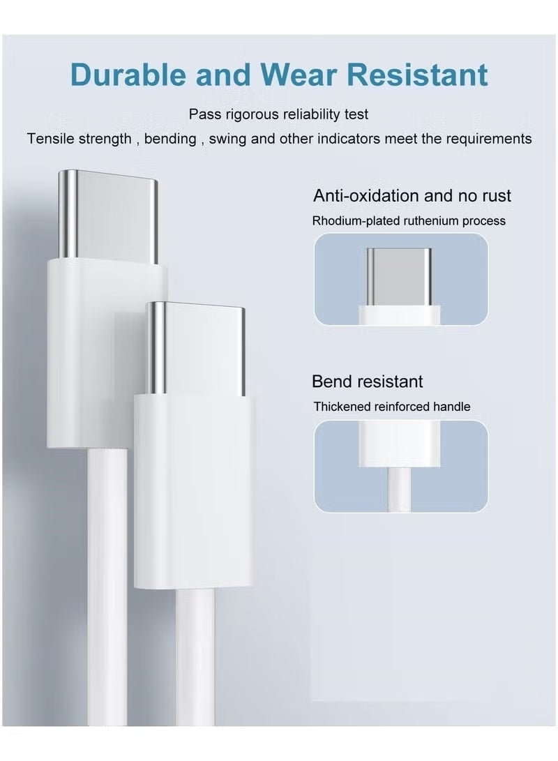 iPhone 17 Pro Max Charger 35W USB-C Fast Charger with 1M Type C to C Cable | Super Fast Charging Adapter for iPhone 17 Pro Max, iPhone 17, iPad, Samsung, and All USB-C Devices - Image 3