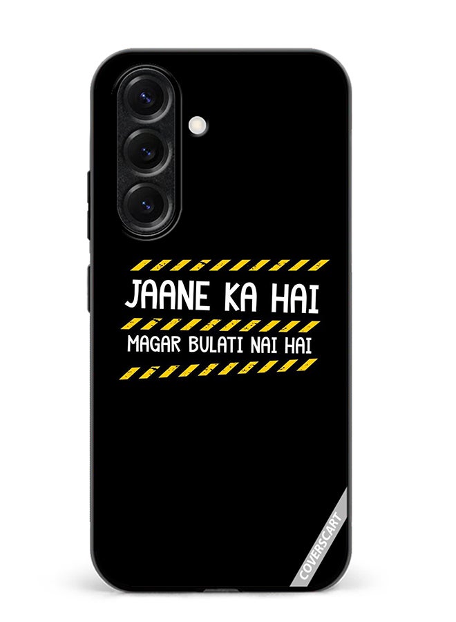 VR CREATIVE Protective Case Cover For Samsung Galaxy A56 Jaane Ka Hai Design Multicolour