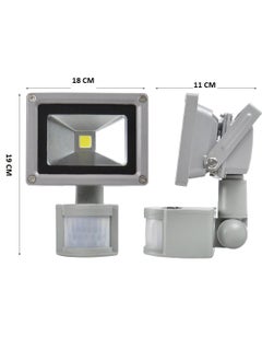 DEMO flood light spotlight lamp motion detective sensor  floodlight outside lights with PIR sensor 20 W  - Image 2