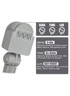 DEMO flood light spotlight lamp motion detective sensor  floodlight outside lights with PIR sensor 20 W  - Image 3