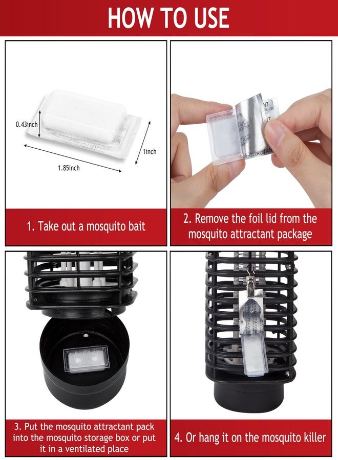 Glovv 10 Lures Mosquito Attractant Refill, Mosquito Bait Lure Biting Cartridge for Bug Zapper Fly Traps, Compatible with All Insect Mosquitoes Flying Trap - Image 2
