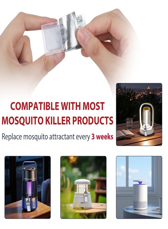 Glovv 10 Lures Mosquito Attractant Refill, Mosquito Bait Lure Biting Cartridge for Bug Zapper Fly Traps, Compatible with All Insect Mosquitoes Flying Trap - Image 5