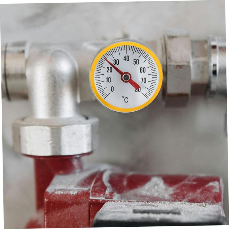 15 Pcs Pressure Gauge Warning Stickers Red Green Yellow Decals 10X10CM - Image 5