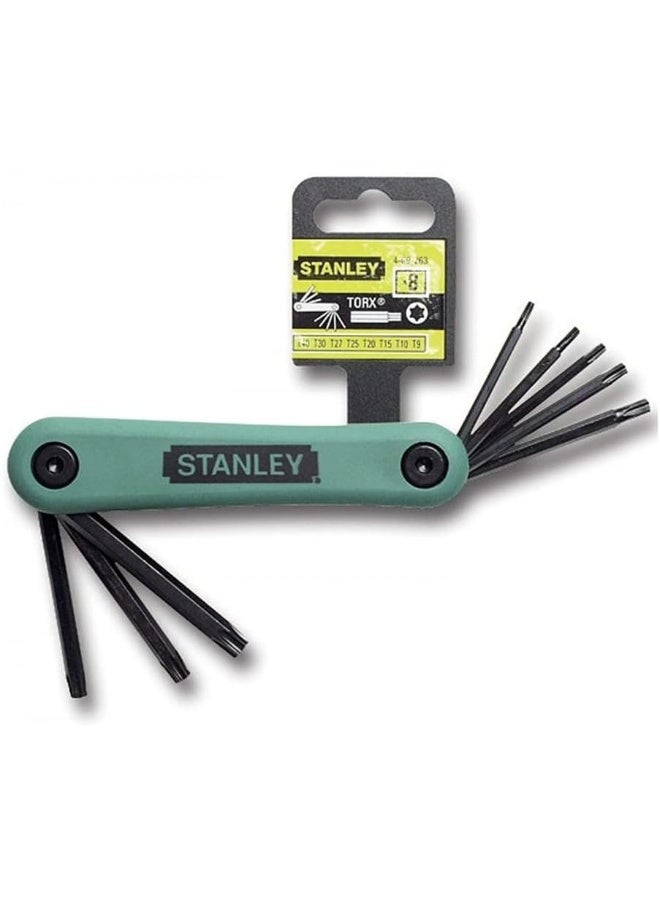 ستانلي مجموعة مفاتيح تورك ستانلي 4-69-263 (8 قطعة)، الفضي