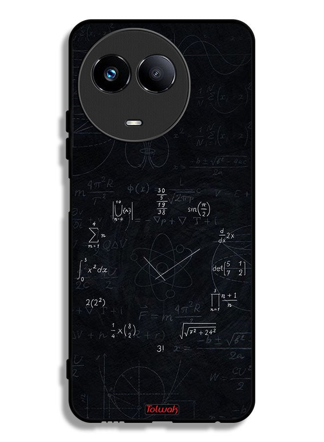 Tolwak Realme 11 5G Protective Case Cover Maths Clock - Image 1