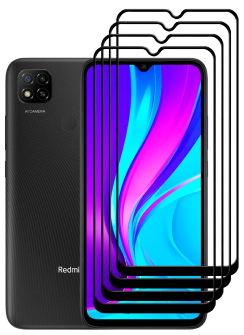 ACLIX 4 Pieces Antistatic ESD Dustproof Premium Quality High Definition Tempered Glass Screen Protector Designed For Xiaomi Redmi 9C - Image 1