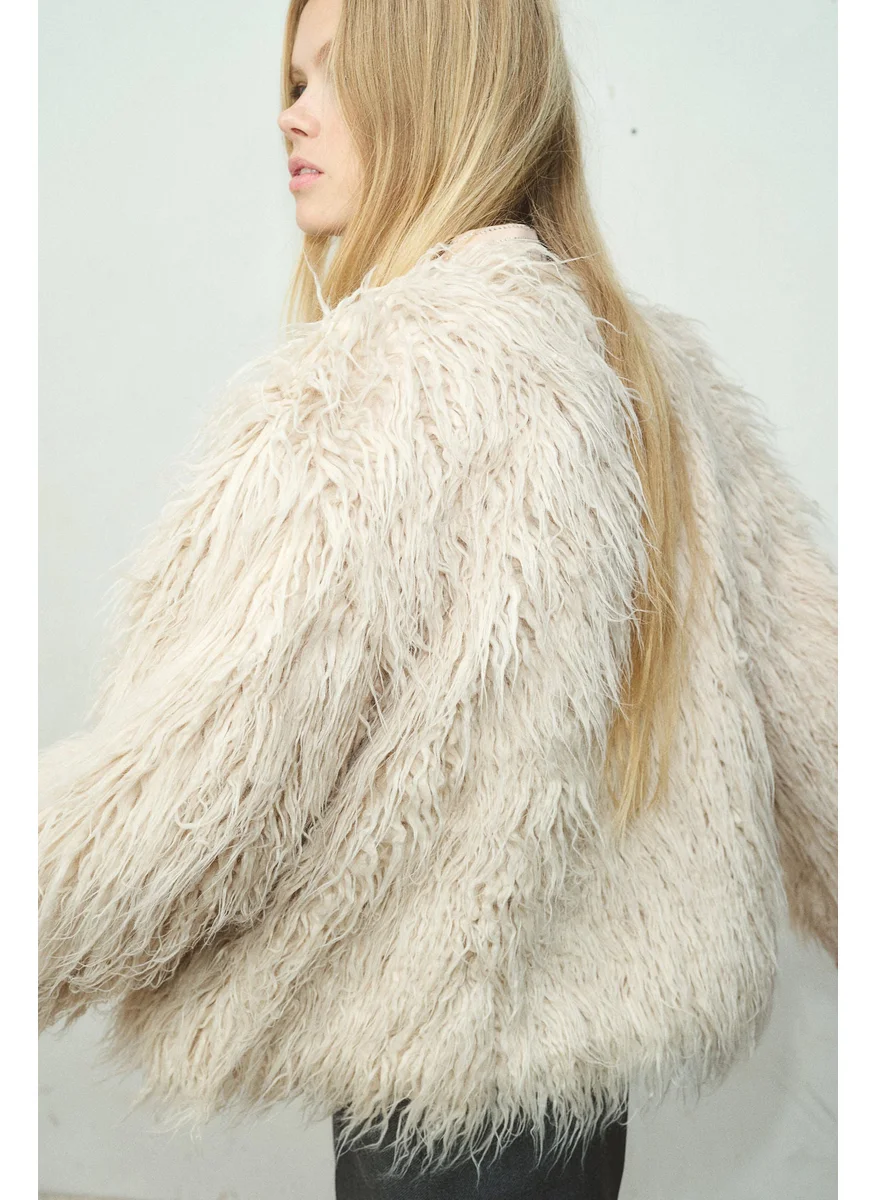 اتش اند ام Fluffy Jacket