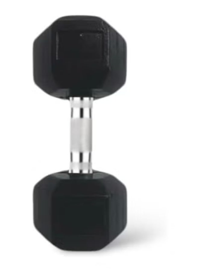 Hulk Hex Dumbbell Set – Solid Shiny Rubber – 2 Pieces, 10 KG Each - Image 3