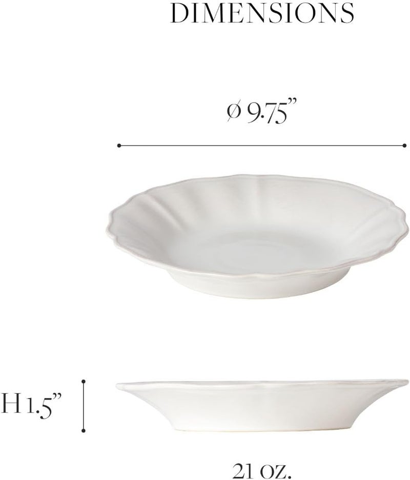 Costa Nova Ceramic Stoneware 10 Soup Pasta Plate  Alentejo Collection Turquoise  Microwave  Dishwasher Safe Dinnerware  Food Safe Glazing  Restaurant Quality Tableware - Image 2