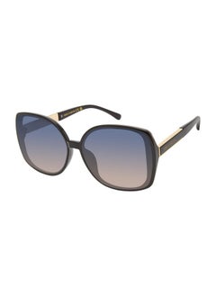 Women'S Vc1002 Glamorous 100% Uv Protective Square Sunglasses. Luxe Gifts For Her 61 Mm Black