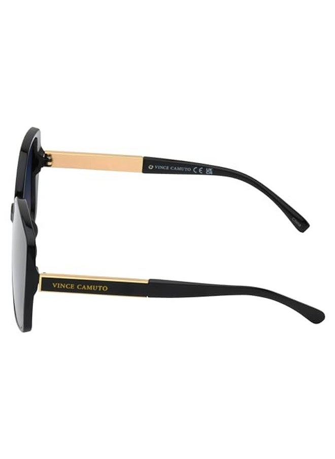 VINCE CAMUTO - Women'S Vc1002 Glamorous 100% Uv Protective Square Sunglasses. Luxe Gifts For Her 61 Mm Black - Image 1