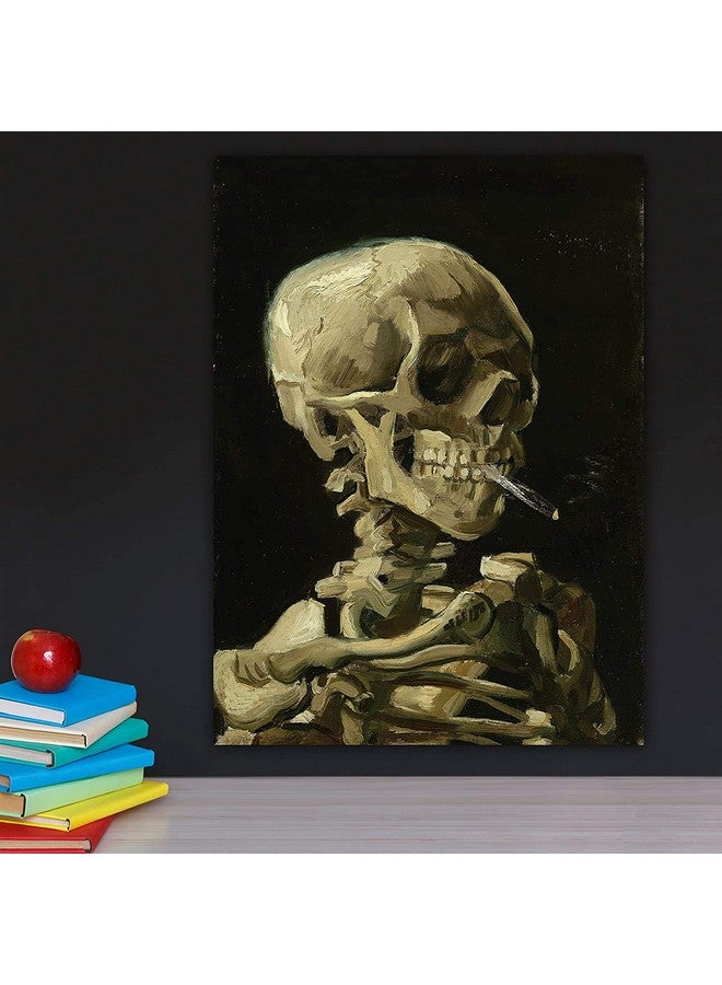 KARTMEN Vincent Van Gogh Skeleton, The Old Guitarist by Pablo Picasso with The Great Wave Off Kanagawa (Laminated, 12" x 18",Multicolour) - Set of 3 - Image 2