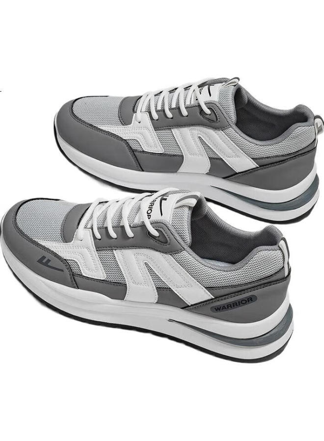 Pull Back Warrior Men'S Sports Shoes Spring/Summer New Breathable Men'S Shoes Grey Mesh Style Size 42 - Image 1