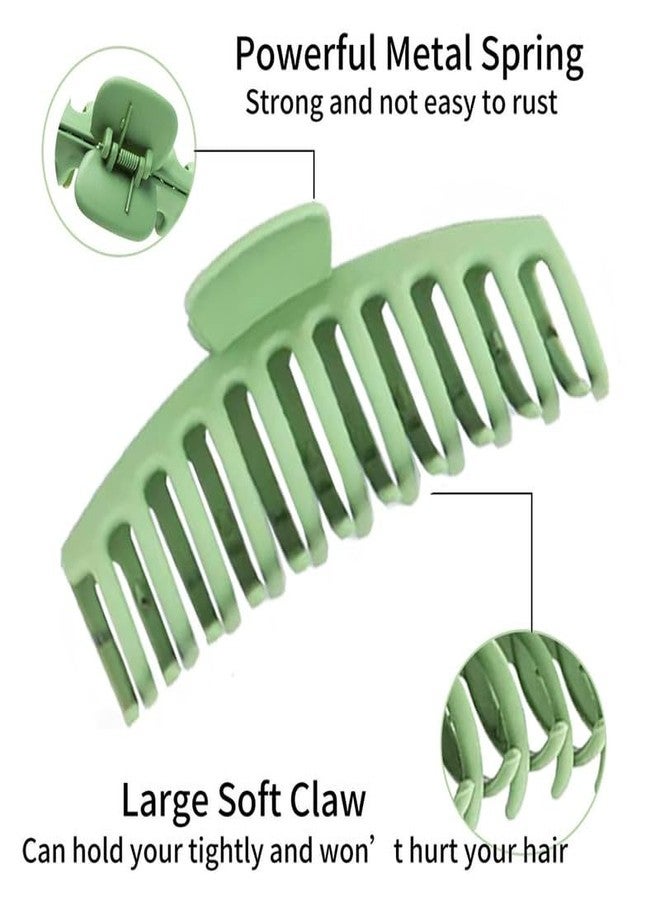 Minta Large Hair Clips 5.2 Inch Extra large claw clips for thick hair 4Pcs hair clips for women thick hair - Image 4