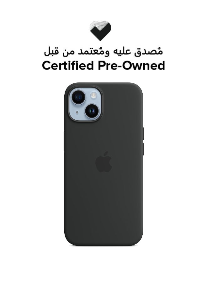 Apple Certified Pre Owned - iPhone 14 Silicone Case with MagSafe - Midnight - Image 1