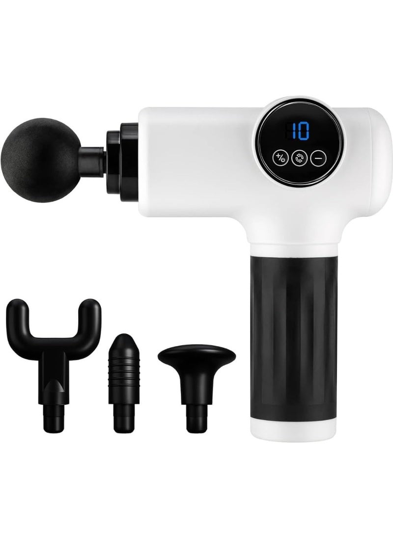 Smart Muscle massage gun with 4 interchangeable heads for body muscle massage  - Image 1