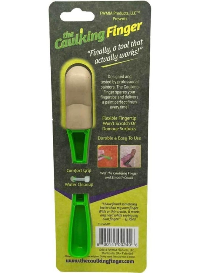 The Caulking Finger, A Caulk Smoothing Tool Providing Smooth Finishing to Caulks Like a Professional. Comfort Grip, Durable And Easy To Use. Saves Your Fingers From Splinters And Soreness  - Image 4