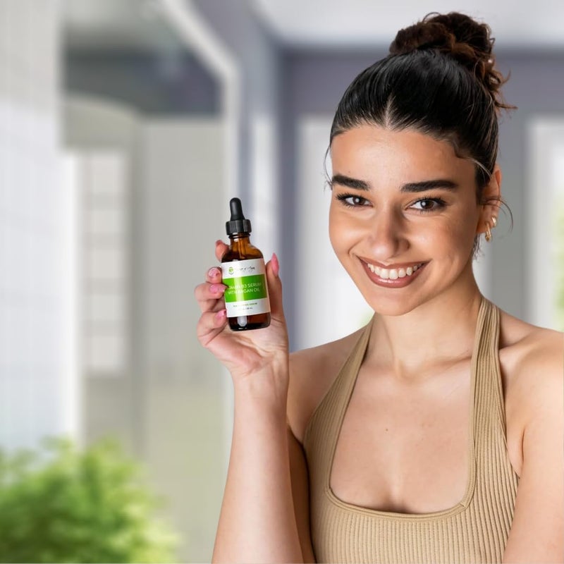 Essence of Argan B3 Vitamins Hyaluronic Acid Face Serum, Niacinamide Moisturizer for Face, Pore Serum Minimizer - 2 fl. Oz. Dropper Bottle - Image 3