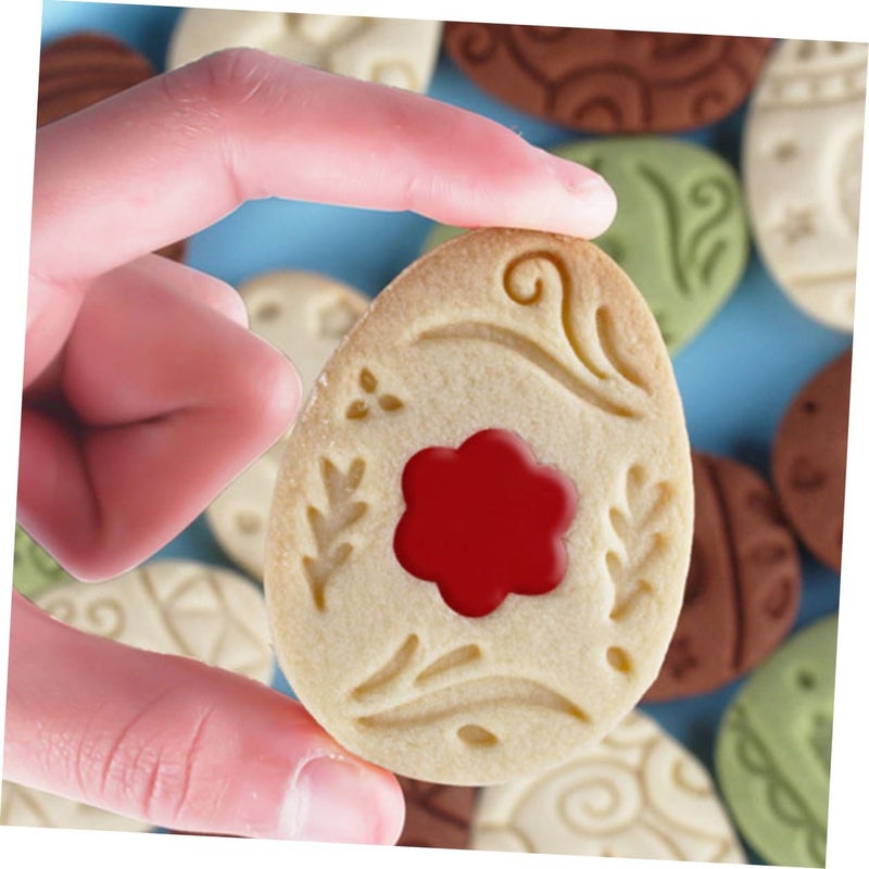 Easter Cookie Molds Set 9pcs 3d Embossed Reusable Plastic Baking Tools For Holiday - Image 4