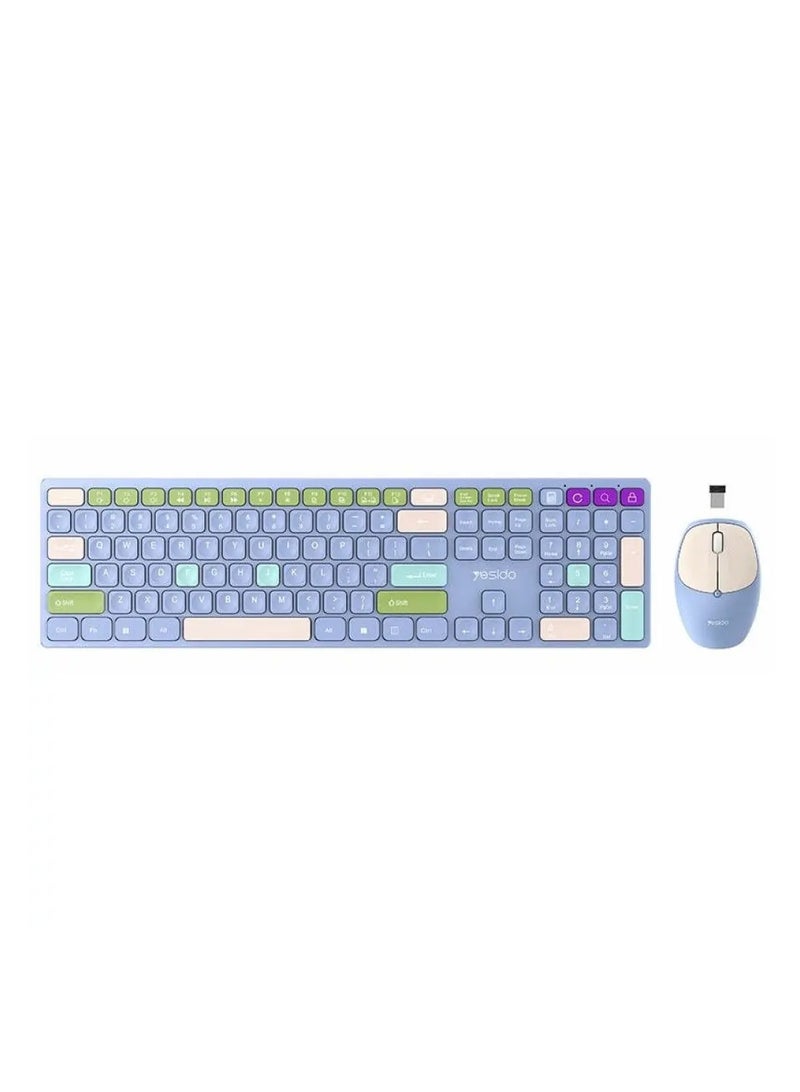 Yesido KB19 Wireless Keyboard And Mouse Set - Image 1
