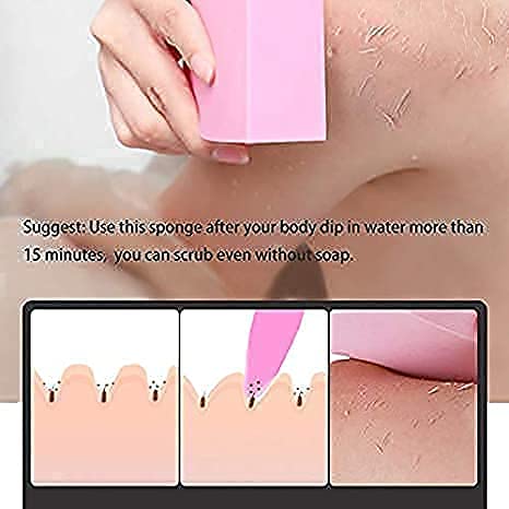 CIBZ CIBZ Ultra Soft Exfoliating SpongeAsian Bath Sponge For ShowerJapanese Spa Cellulite MassagerDead Skin Remover Sponge For BodyFace Scrubber  - Image 5