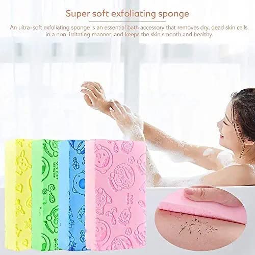 CIBZ CIBZ Ultra Soft Exfoliating SpongeAsian Bath Sponge For ShowerJapanese Spa Cellulite MassagerDead Skin Remover Sponge For BodyFace Scrubber  - Image 2