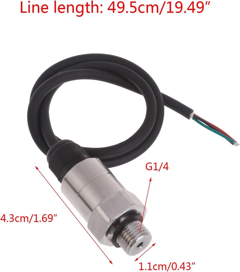 Simple multi-feature practical build Pressure Transducers G1/4 Pressure Stainless Steel For & Accurate Pressure Testing Worldwide popular practical build - Image 5