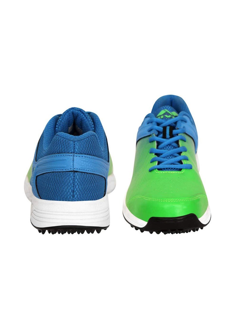 Nivia Nivia Men's Field-1 Cricket Shoes | Blue/Green | Mesh Pvc | For Boys and Men | 7 UK, 8 US, 41 EU - Image 5