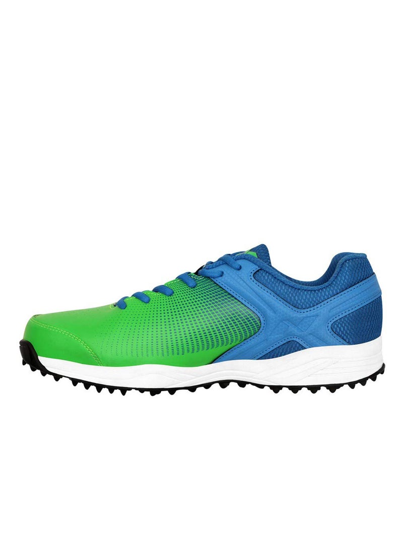 Nivia Nivia Men's Field-1 Cricket Shoes | Blue/Green | Mesh Pvc | For Boys and Men | 7 UK, 8 US, 41 EU - Image 4
