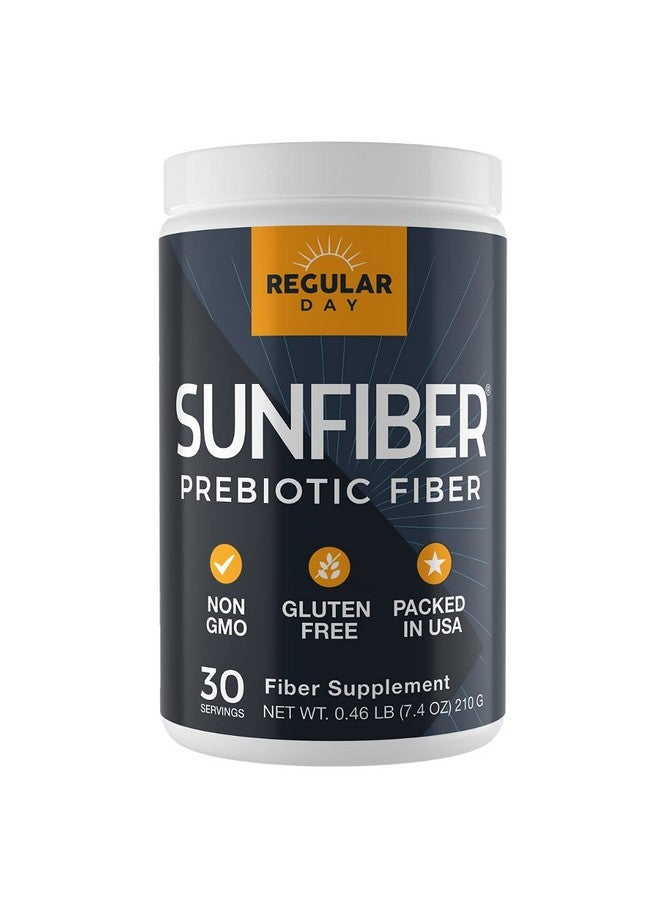 Generic REGULAR DAY Sunfiber, Prebiotic Fiber Supplement for Digestive Health - Promotes Gentle Regularity | Gluten Free, Vegan, Dairy Free, Non-GMO, Keto, Tasteless | One Simple Ingredient | 30 Servings  - Image 1