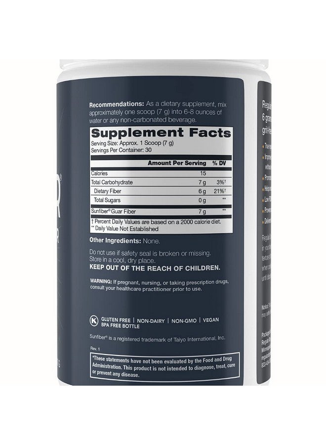 Generic REGULAR DAY Sunfiber, Prebiotic Fiber Supplement for Digestive Health - Promotes Gentle Regularity | Gluten Free, Vegan, Dairy Free, Non-GMO, Keto, Tasteless | One Simple Ingredient | 30 Servings  - Image 4