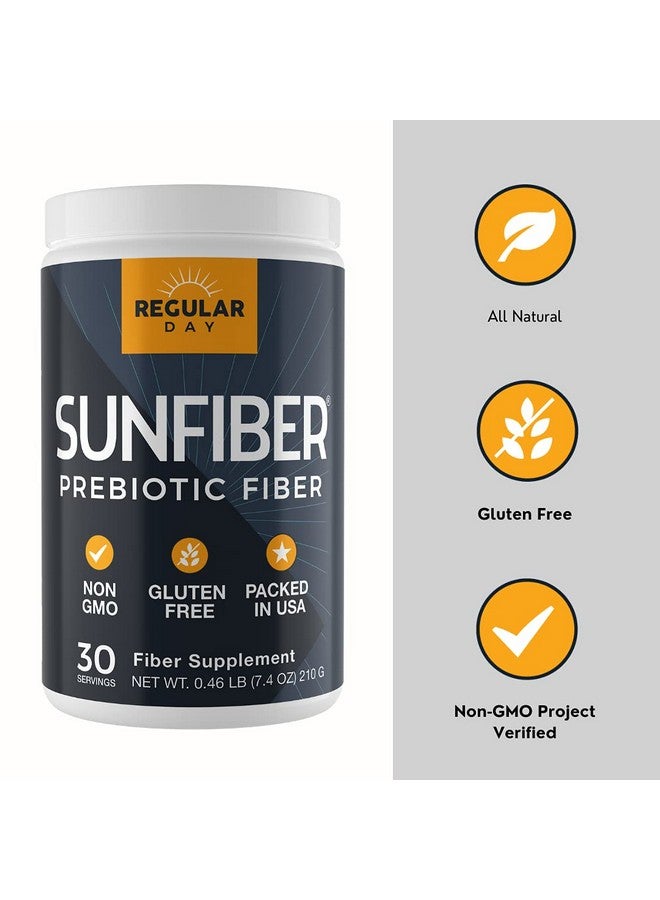 Generic REGULAR DAY Sunfiber, Prebiotic Fiber Supplement for Digestive Health - Promotes Gentle Regularity | Gluten Free, Vegan, Dairy Free, Non-GMO, Keto, Tasteless | One Simple Ingredient | 30 Servings  - Image 2
