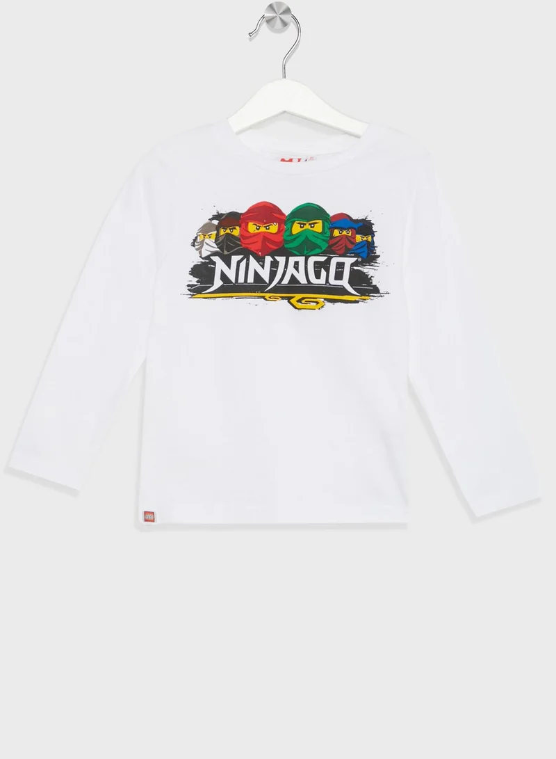 LEGO Lego Ninjago Boys Printed Long Sleeve T-Shirt