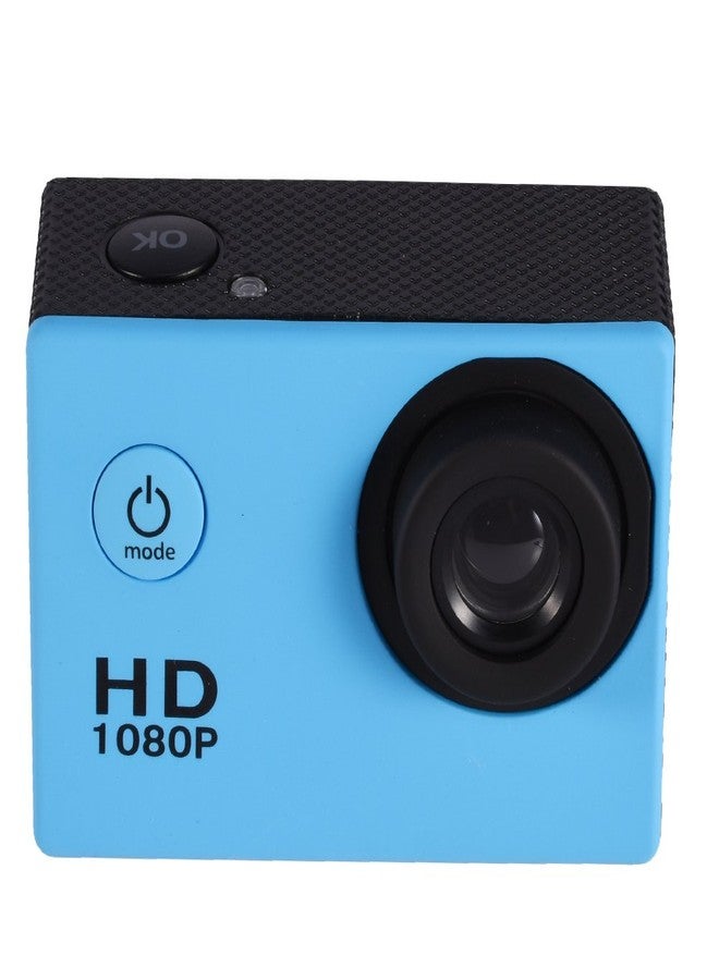 Serounder Action Camera Kit 1080P 12MP 30m Outdoor Sports Video Camera USB 2.0 Underwater Cam Full LCD Mini Camcorder with 900mAh Rechargeable Batteries and Mounting Accessories Kits(Blue) - Image 2